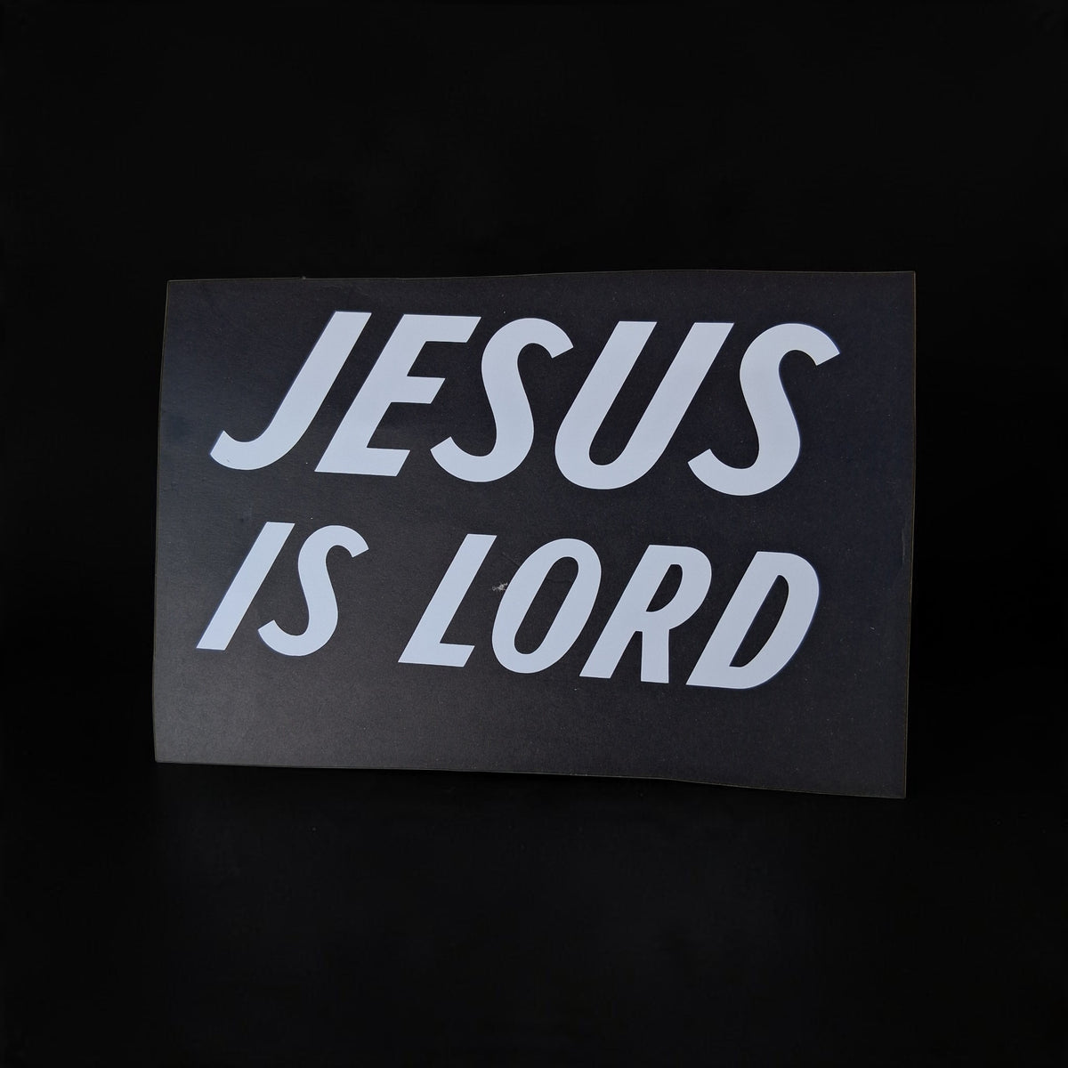 "Jesus Is Lord" Car Decal
